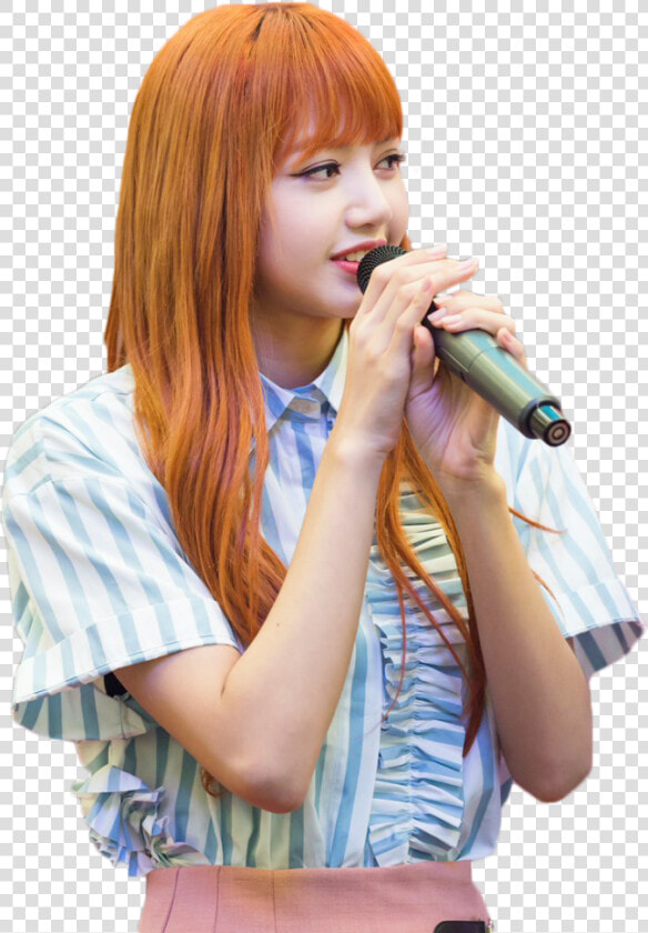  blackpink Lisa  blackpink  blackpink Lisa В Эру As   Lisa De Blackpink Con Micrófono  HD Png DownloadTransparent PNG