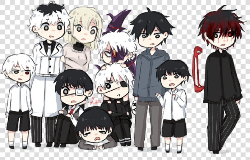 “all Dem Kanekis ”   All Kaneki  HD Png DownloadTransparent PNG