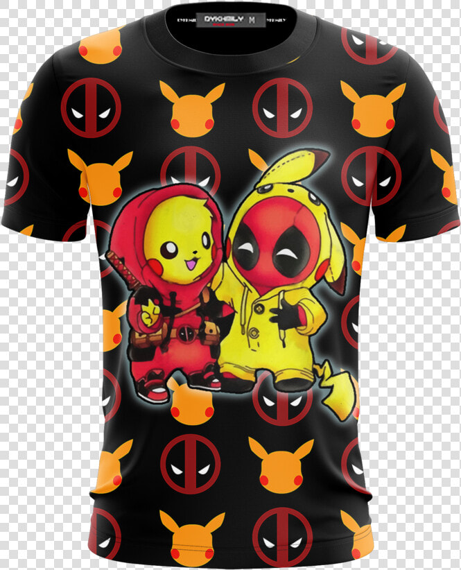 Pikapool Deadpool And Pikachu Unisex 3d T shirt   Deadpool And Pikachu Hoodie  HD Png DownloadTransparent PNG