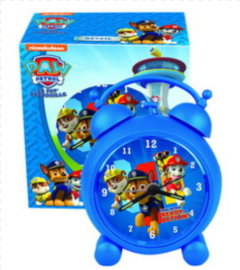 Budík Do Chlapeckého Pokoje Paw Patrol   Tlapková Patrola   Kinderwekker Paw Patrol  HD Png DownloadTransparent PNG