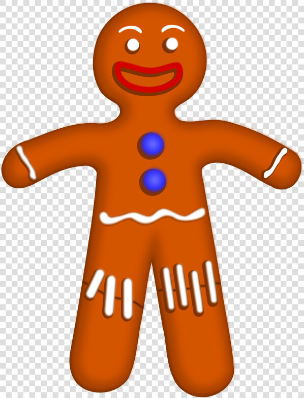 Cookie Clipart Person   Transparent Shrek Gingerbread Man  HD Png DownloadTransparent PNG