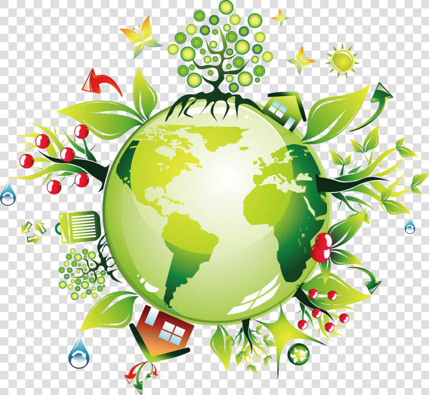 Earth Green Environmentally Friendly   Go Green Environment  HD Png DownloadTransparent PNG