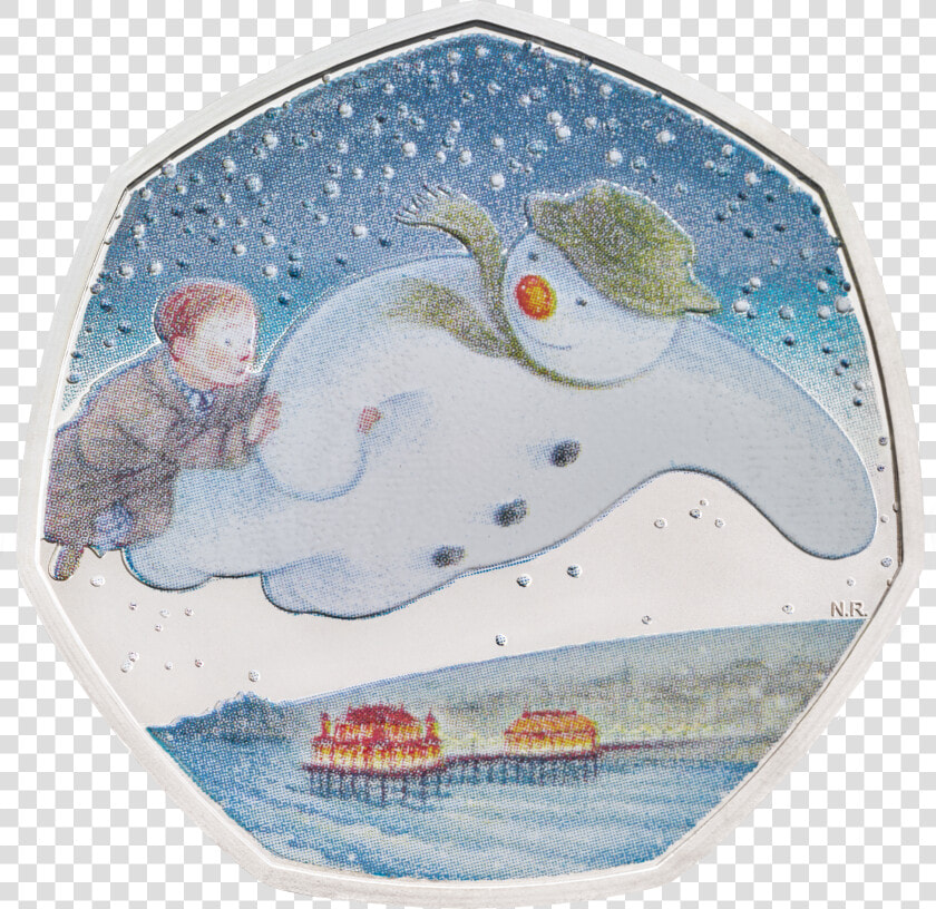 Royal Mint 50p Snowman  HD Png DownloadTransparent PNG