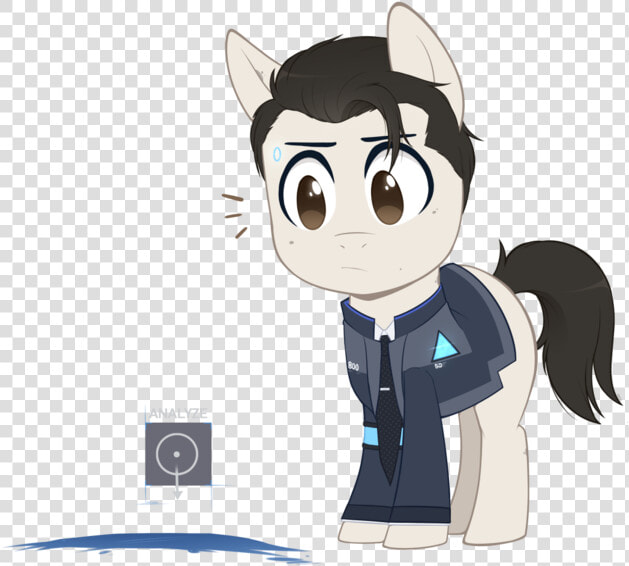 Dbh Connor In Ponytown  HD Png DownloadTransparent PNG