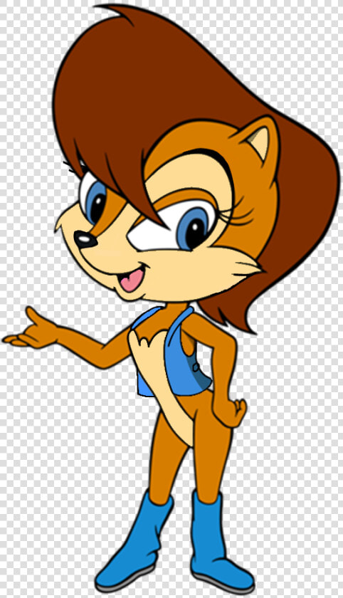 Sally Is A Chipmunk   Sega Genesis Sonic The Hedgehog Box  HD Png DownloadTransparent PNG