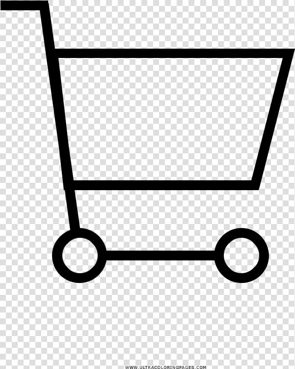 Carrito De Compras Página Para Colorear   Carrinho De Compra Desenh  HD Png DownloadTransparent PNG