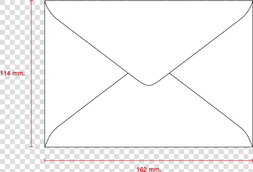 White Post standard Envelope C6 125   ขนาด ซอง จดหมาย สี ขาว  HD Png DownloadTransparent PNG