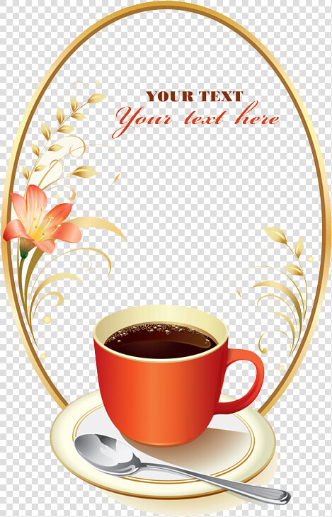 Coffee Espresso European Cuisine Poster Background   Moldura Café Da Manhã  HD Png DownloadTransparent PNG