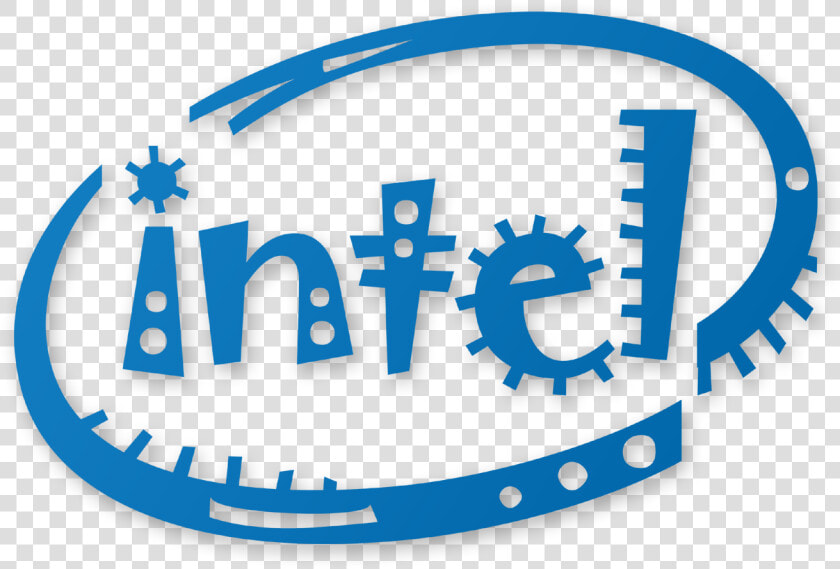 Company Intel Png Logo   Logos In Jokerman Font  Transparent PngTransparent PNG