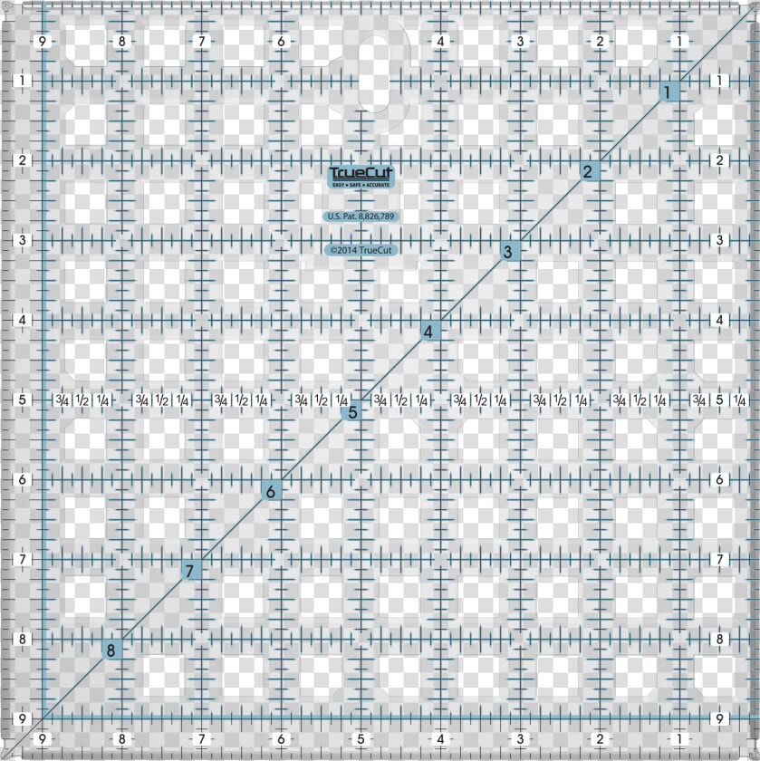 Transparent Png Ruler   Clear Square Plastic Ruler  Png DownloadTransparent PNG