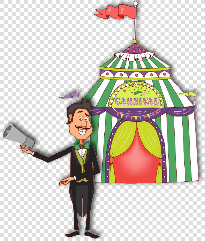 Carnival Barker Announcing Back To School Fair  HD Png DownloadTransparent PNG