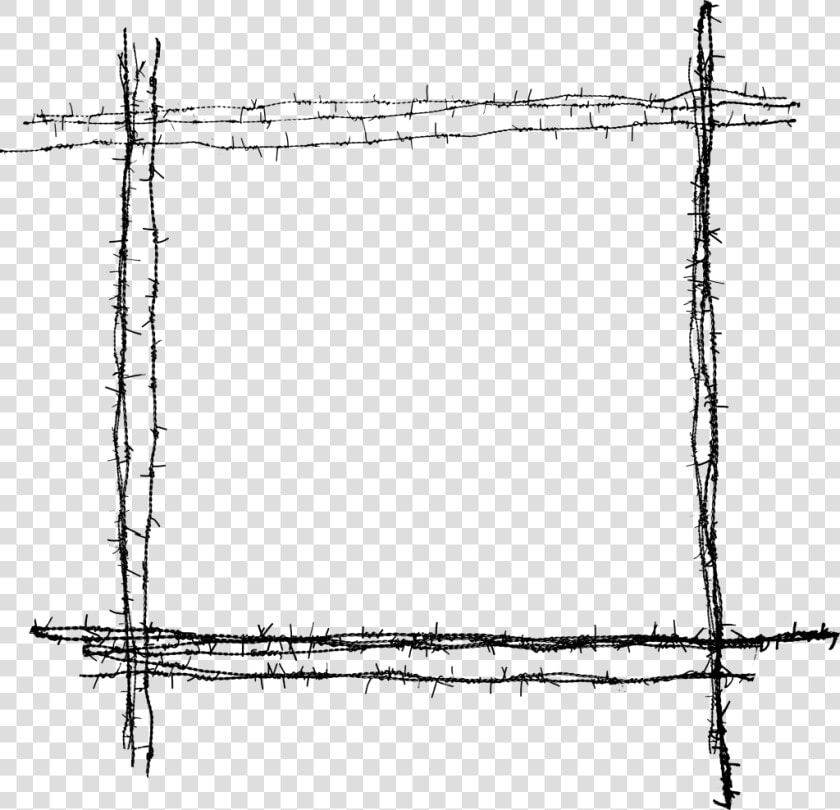 Barb Wire Frame Png  Transparent PngTransparent PNG