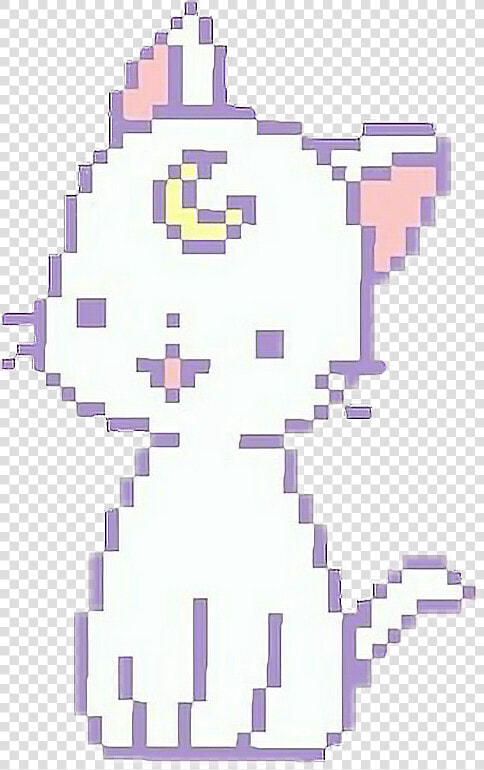  kitty  kitten  cat  kawaii  cute  otaku  pixel  pixelated   Kawaii Pastel Pink Cat  HD Png DownloadTransparent PNG