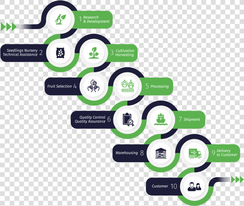 Supply chain   Products Journey Through The Supply Chain  HD Png DownloadTransparent PNG