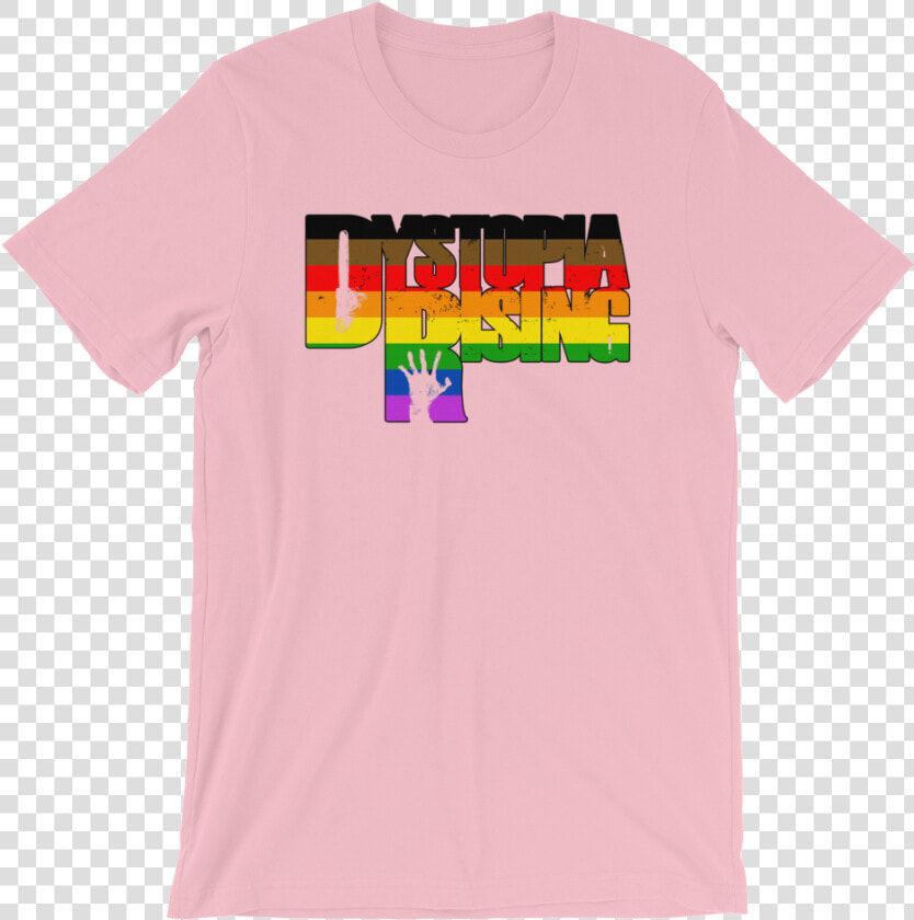 Lgtbq Dr Pride Mockup Front Wrinkled Pink   T shirt  HD Png DownloadTransparent PNG