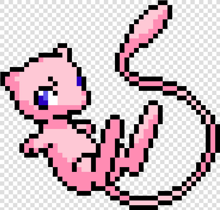 Pixel And Kawaii Image   Pixel Art Pokemon Mew  HD Png DownloadTransparent PNG