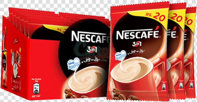 Nescafé 3 In 1 20g Sachet   Nescafe 3 In 1 Sachet  HD Png DownloadTransparent PNG