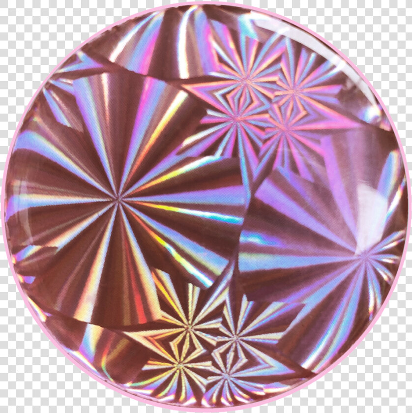 Pink Stars Hologram   Circle  HD Png DownloadTransparent PNG