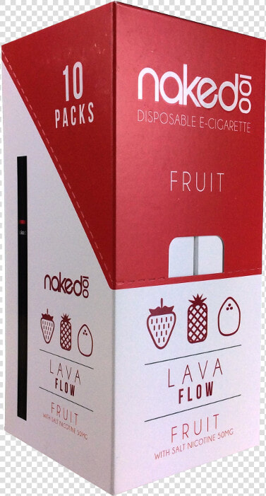 Naked Disp Lava Flow 50mg   Naked Disposable E Cig  HD Png DownloadTransparent PNG