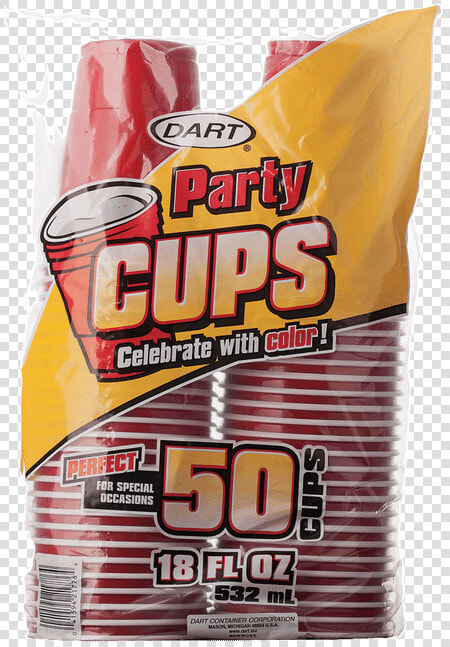 Red Plastic 50pk 18oz   Junk Food  HD Png DownloadTransparent PNG