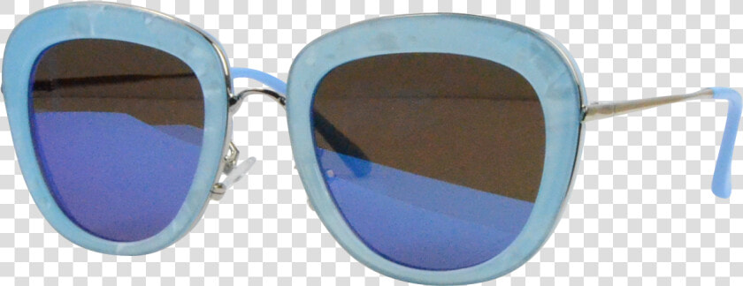 Blue Glasses Frame   Reflection  HD Png DownloadTransparent PNG