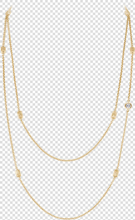 Harry Winston Necklace Gold Simple  HD Png DownloadTransparent PNG