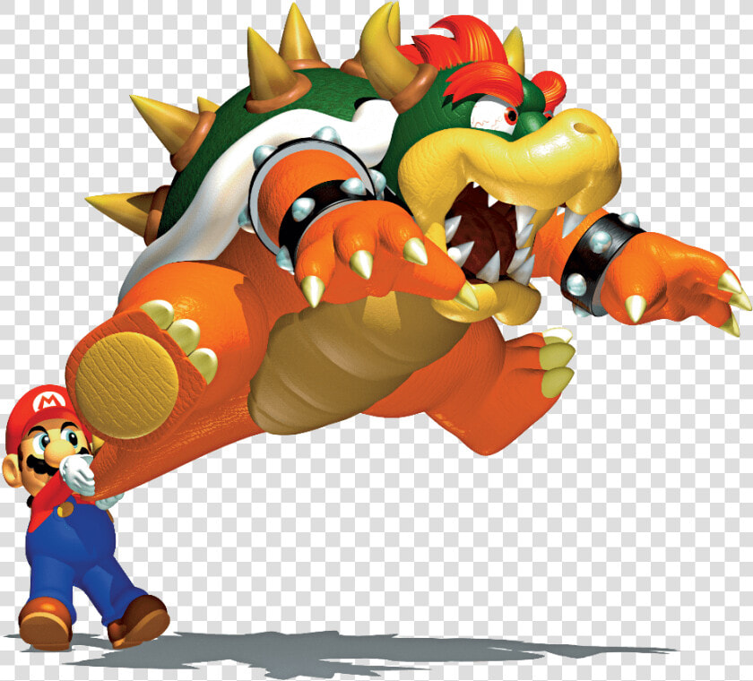 The Super Mario 64 Difference   Super Mario E Bowser  HD Png DownloadTransparent PNG