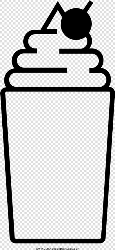 Milkshake Coloring Page   Whipped Cream Icon  HD Png DownloadTransparent PNG