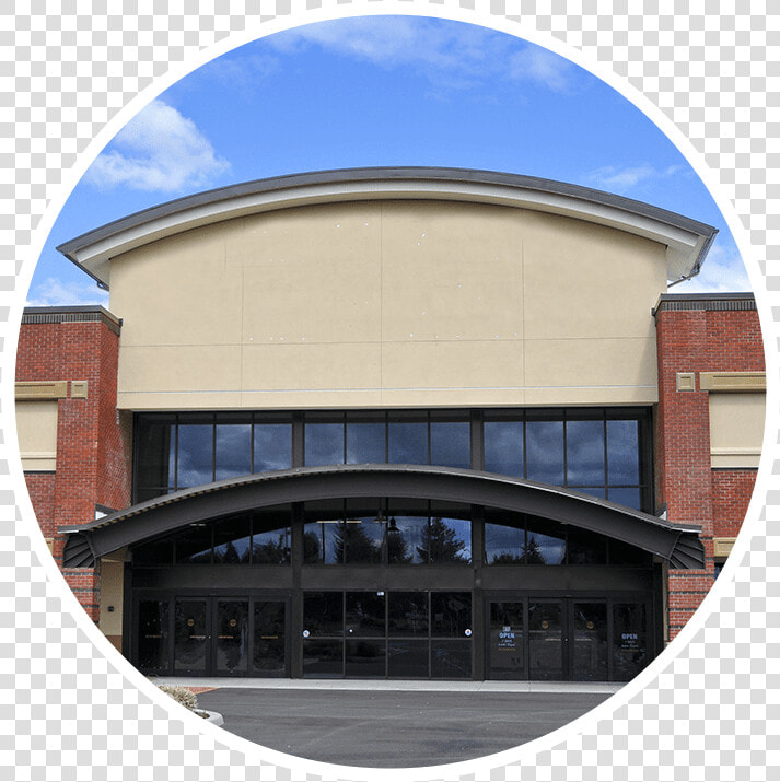 Solar X Circle Thinsulate Commercial White Min   Store Building  HD Png DownloadTransparent PNG