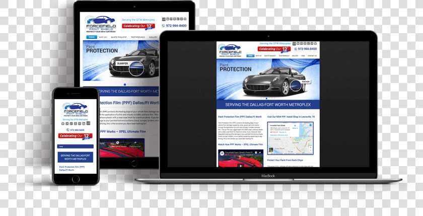 Image Of Mobile Responsive Website Design For Automotive   Web Design  HD Png DownloadTransparent PNG