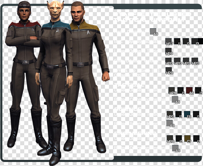 Transparent Star Trek Online Png   Starfleet Uniforms Concept Art  Png DownloadTransparent PNG