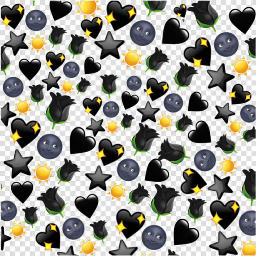  emoji  black  emojis  emojibackground  blackemoji   Emoji Background Picsart Black  HD Png DownloadTransparent PNG