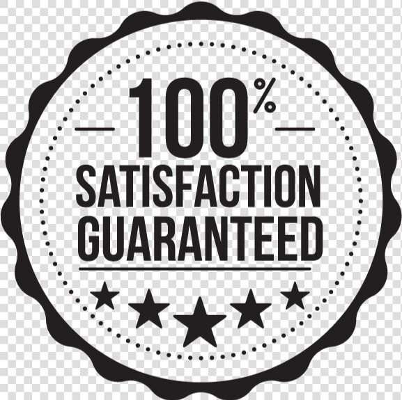 100 Satisfaction Guarantee White   Transparent Cartoons   Circle  HD Png DownloadTransparent PNG