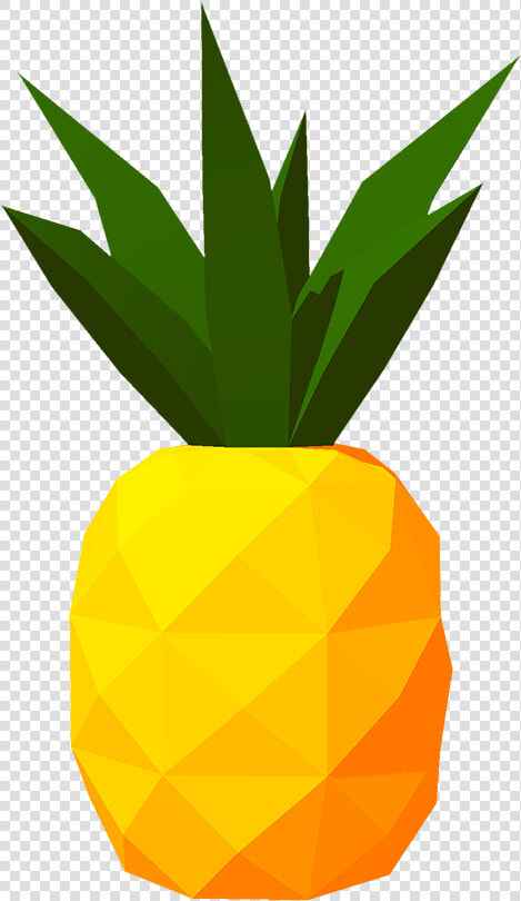 Pineapple Clipart Sticker   Low Poly Pineapple 3d Model  HD Png DownloadTransparent PNG