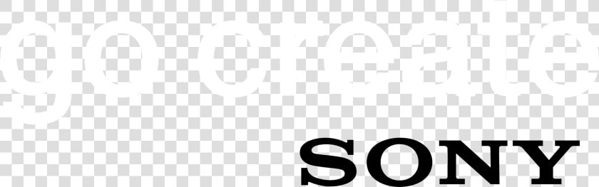 Go Create Sony Logo Black And White Sony   Sony Logo Transparent Background  HD Png DownloadTransparent PNG