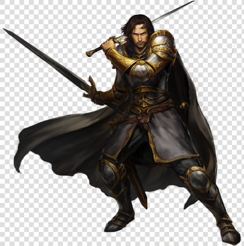 Dnd Warrior Png   Dnd Dual Wielding Fighter  Transparent PngTransparent PNG