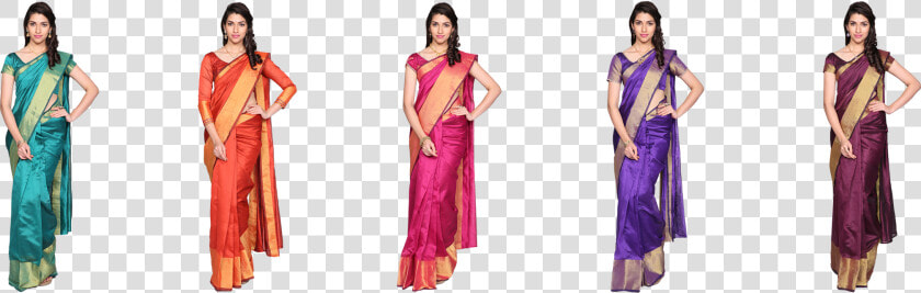 Madhuri 5 Cotton Silk Saree   Sari  HD Png DownloadTransparent PNG