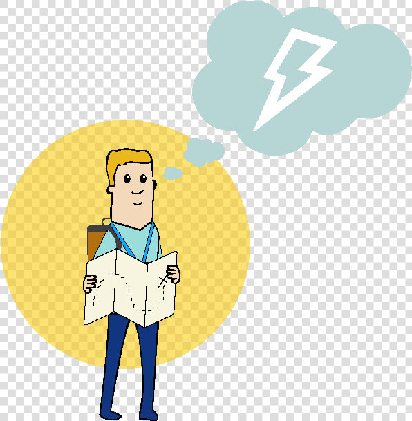 Roadmap Lightning   Cartoon  HD Png DownloadTransparent PNG