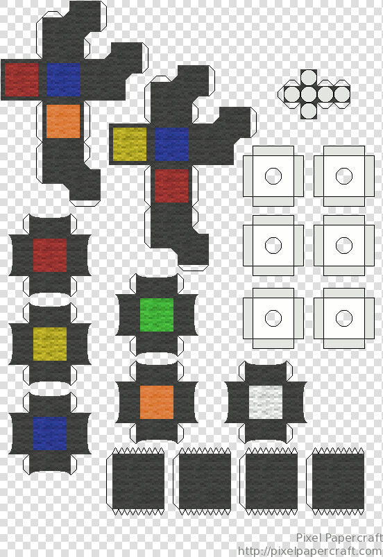 Cubo Rubik Paper Craft  HD Png DownloadTransparent PNG