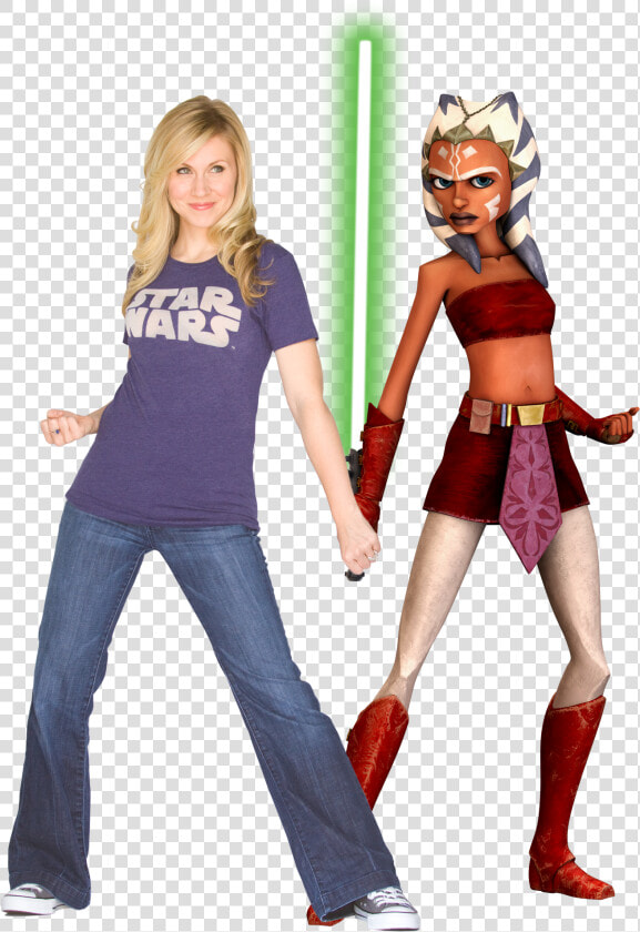 Voice Of Ahsoka Tano Clone Wars   Ahsoka Tano Ashley Eckstein  HD Png DownloadTransparent PNG