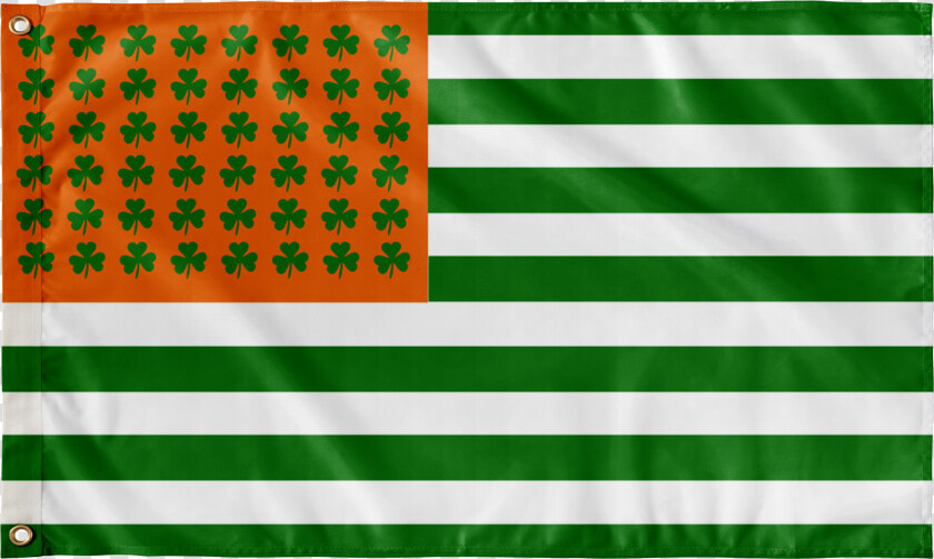 Premium American Irish Flag   Flag  HD Png DownloadTransparent PNG