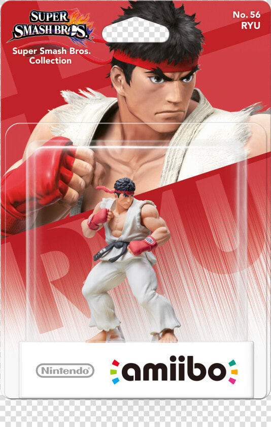 Ryu Shoryuken Png  56 Ryu   Amiibo Super Smash Bros Ryu  Transparent PngTransparent PNG