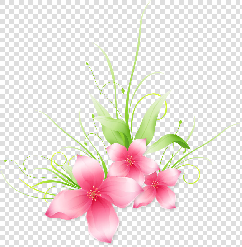 Pink Flower Png Clip   Vector Bunga Pink Png  Transparent PngTransparent PNG