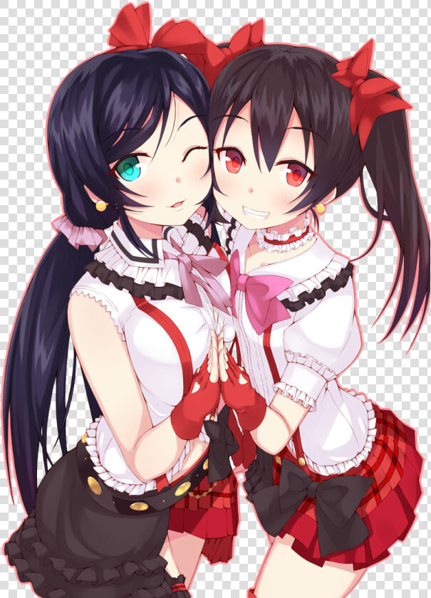 Yazawa Nico And Toujou Nozomi Drawn By Ponkotsu  ayarosu    Love Life Anime Fanart  HD Png DownloadTransparent PNG