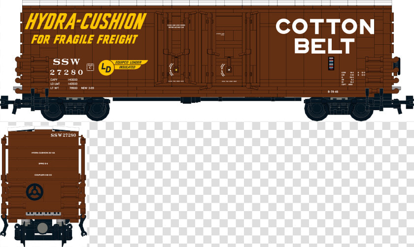 Brick Model Railroader Pacific Car And Foundry Boxcar  HD Png DownloadTransparent PNG