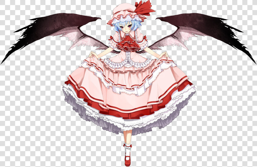 Transparent Kodama Png   Remilia Scarlet Full Body  Png DownloadTransparent PNG