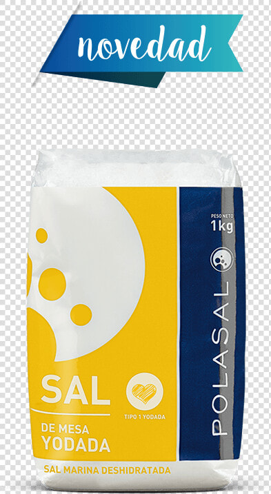 Paquete Sal Tipo 1 Yodada 1kg Polasal  HD Png DownloadTransparent PNG