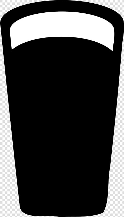 A Pint Of Stout Beer Clip Arts   Pint Glass Silhouette  HD Png DownloadTransparent PNG