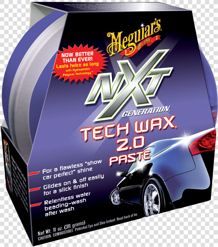   Meguiar S® Nxt Generation® Tech Wax® Paste   Meguiars Tech Wax 2 0 Paste  HD Png DownloadTransparent PNG