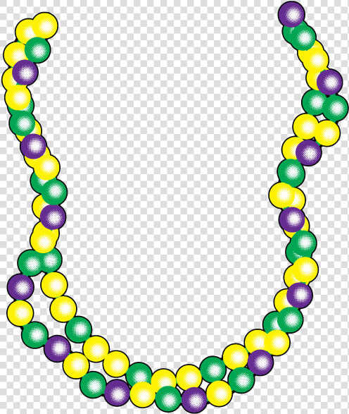 Clip Art Beads Png Free Library   Mardi Gras Bead Clipart  Transparent PngTransparent PNG